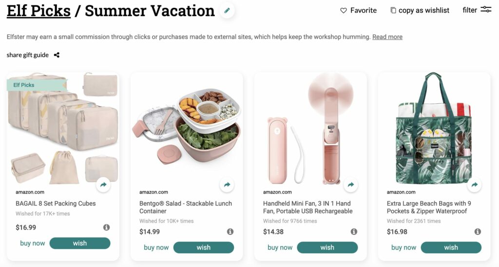 Summer Vacation gift guide